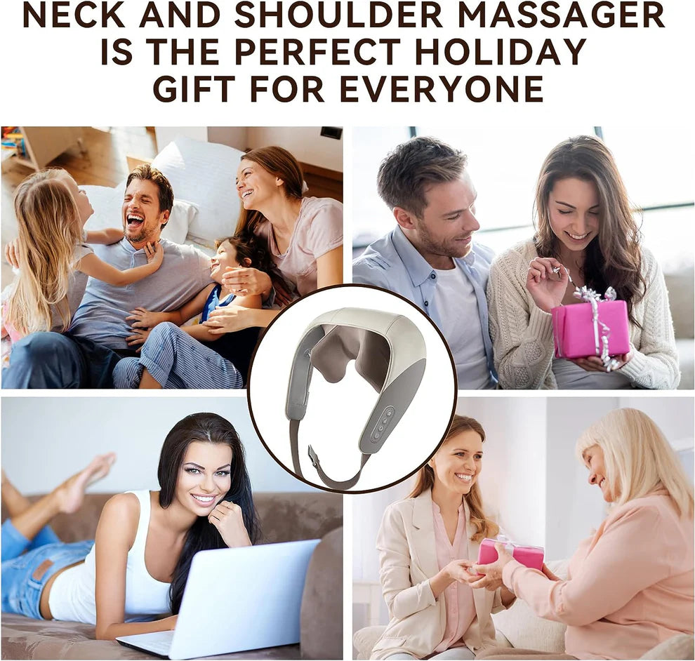 Rechargeable Shoulder & Neck Massager - Your Solution to Pain-Free Living!