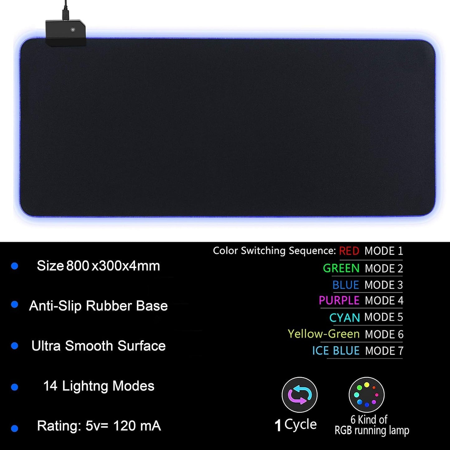 Large RGB Mouse Pad