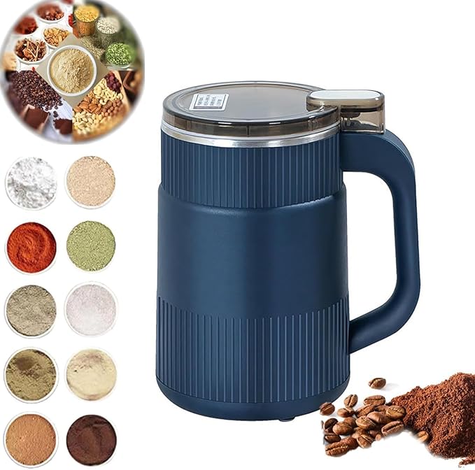 ELECTRIC COFFEE GRINDER WITH HANDLE