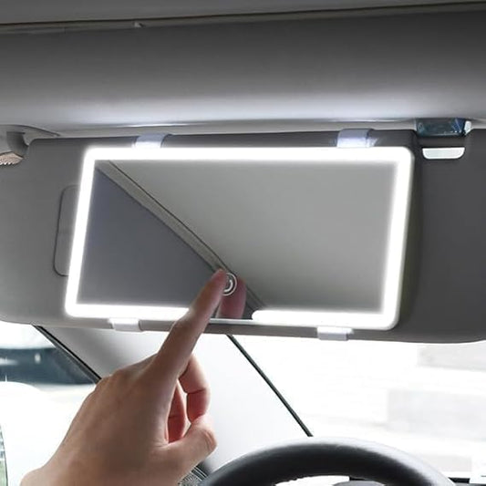 Car Vanity Mirror with 3 Light Modes