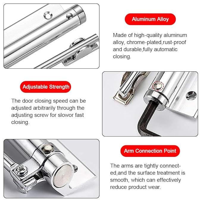 Automatic Door Closer made of Aluminium Alloy