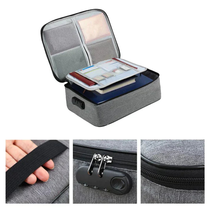 Waterproof travel file organizer