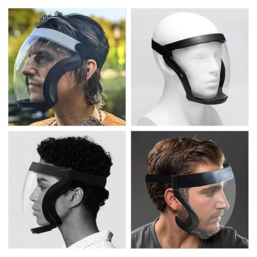 Transparent Face Shield for Multiple Use