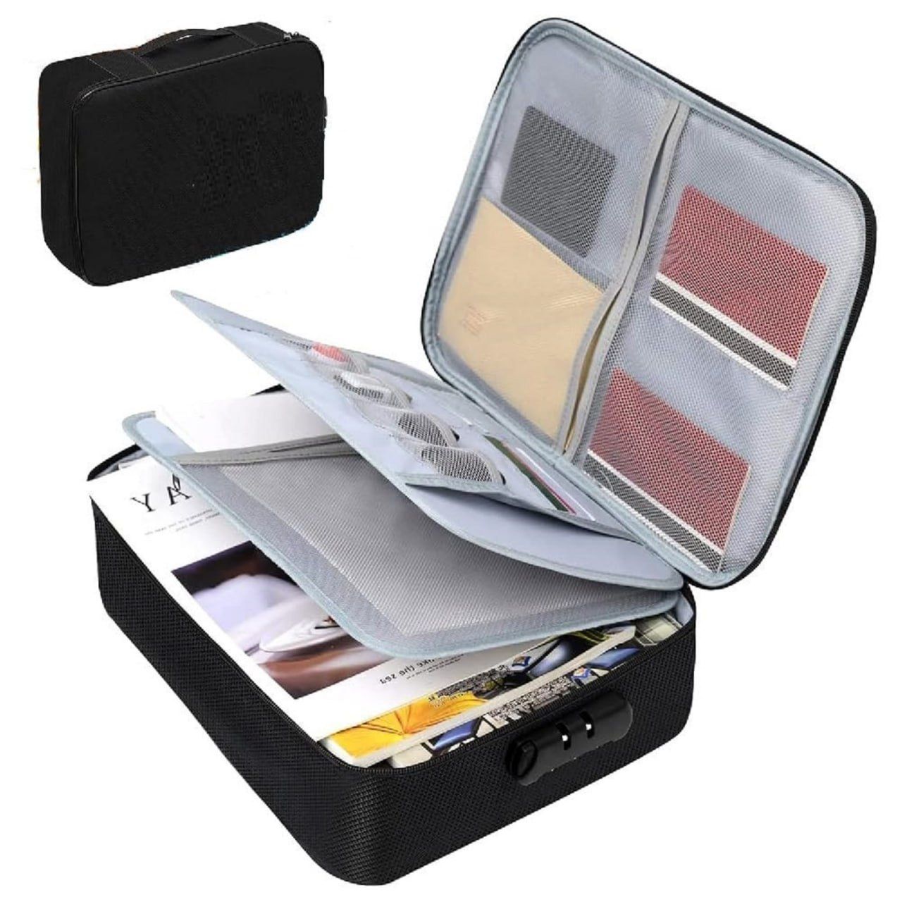 Waterproof travel file organizer