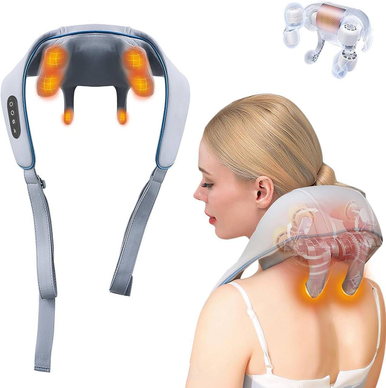 Rechargeable Shoulder & Neck Massager - Your Solution to Pain-Free Living!