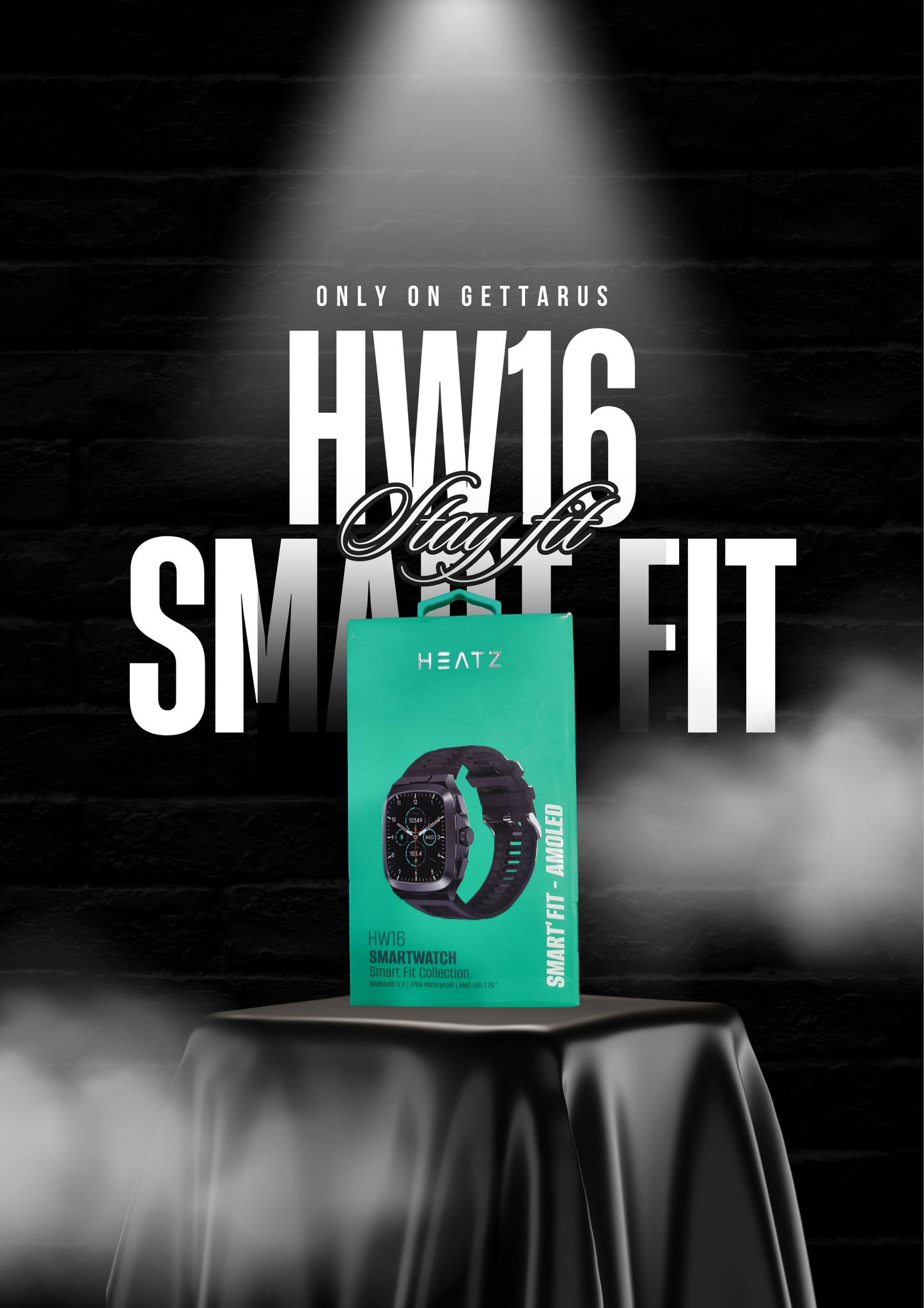 HEATZ™ HW16 Smartwatch! Smart Fit Collection!