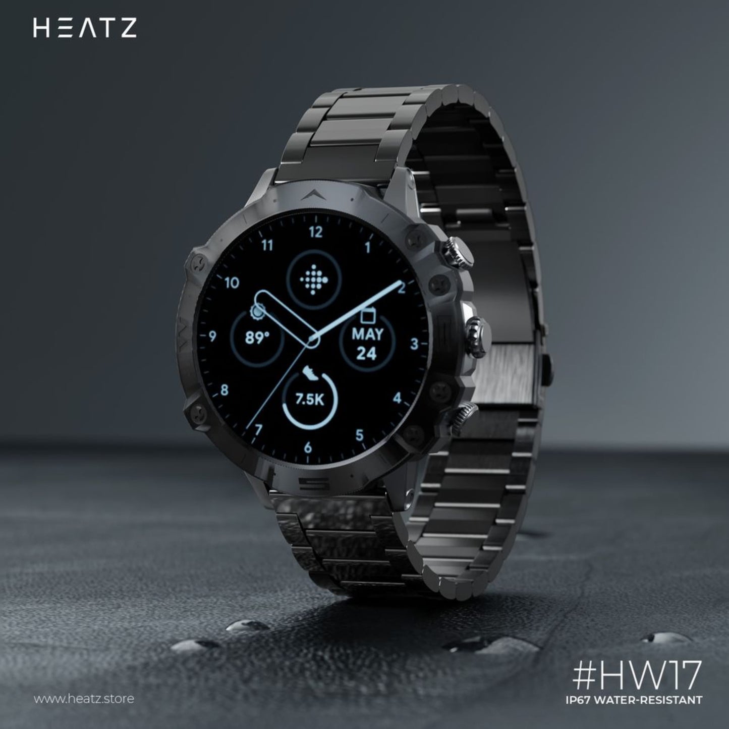 HEATZ™ HW17 Smartwatch! Flashy Collection!